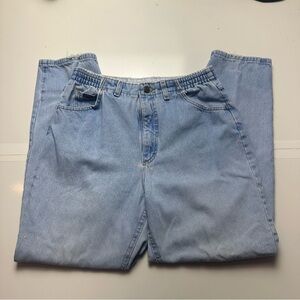 90s Y2K Dad Jeans Light Wash | Relaxed Straight Denim · Riders by Lee